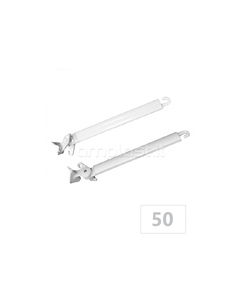 Braccetti sporgenti da 50 cm in alluminio per tende da sole