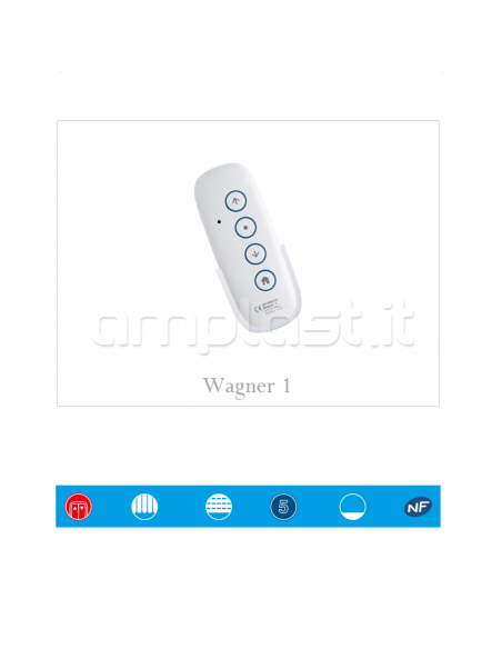 Trasmettitore radio Came modello Wagner 1 canale per motori tapparelle