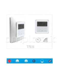 Trasmettitore - Timer Came modello Vivaldi TX15 wireless per motori tapparelle 2