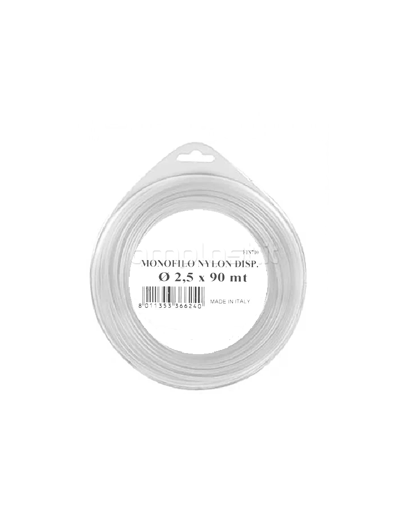 Cavetto guida laterale in nylon per veneziane 50 mm - Dispenser da 90 metri