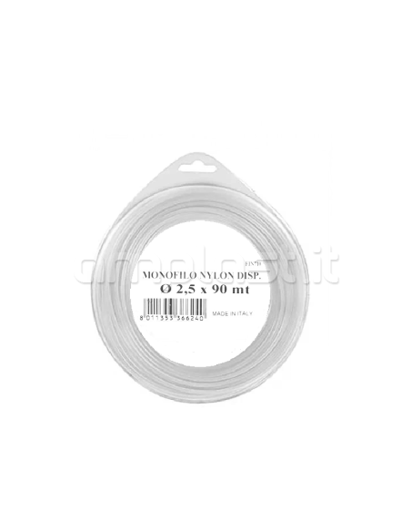 Cavetto guida laterale in nylon per veneziane 50 mm - Dispenser da 90 metri