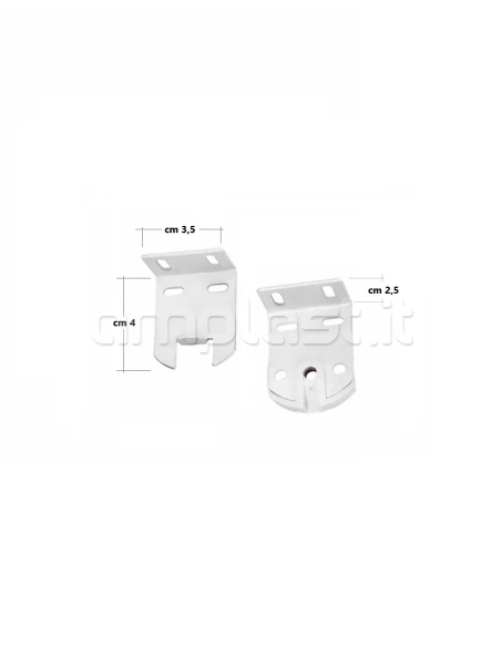 Kit completo per tenda a rullo Slim a catena - Tubo diametro 28