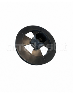 Puleggia in plastica diametro 21,5 con cuscinetto per rullo ottagonale diametro 60