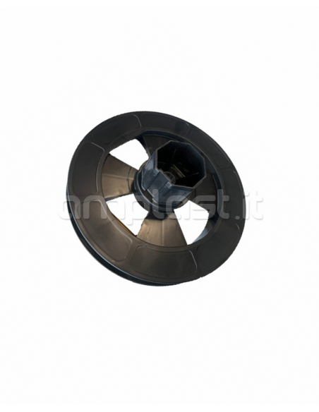 Puleggia in plastica diametro 21,5 con cuscinetto per rullo ottagonale diametro 60