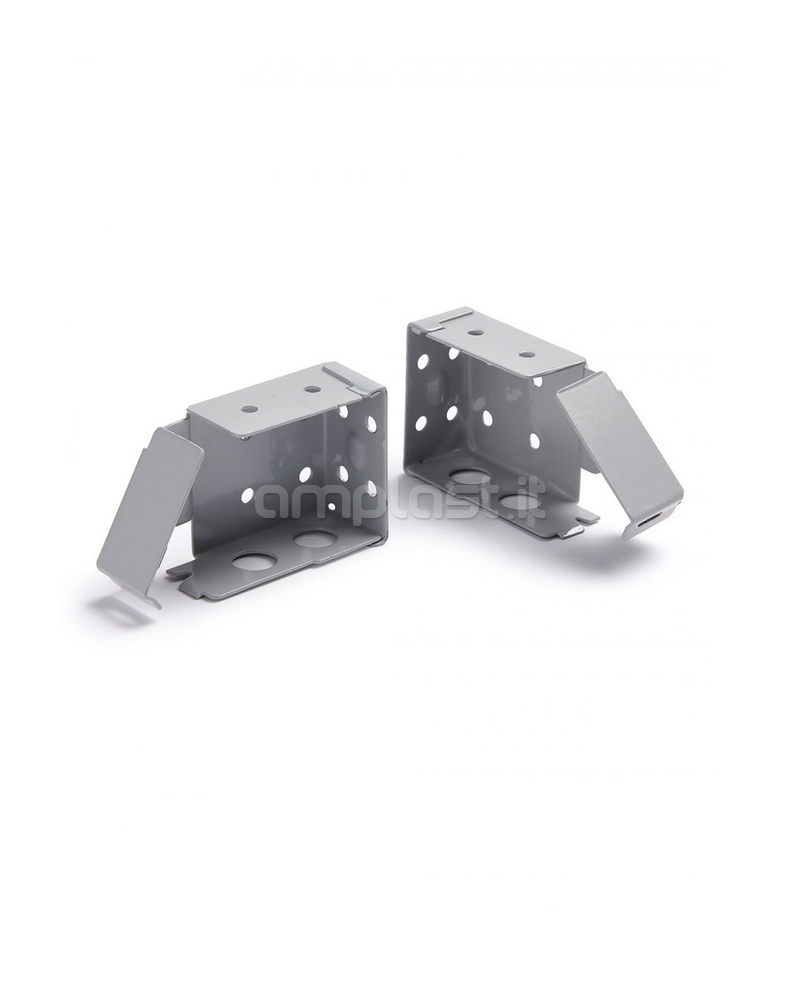 Cassette laterali con cerniera per tende alla veneziana da 50 mm