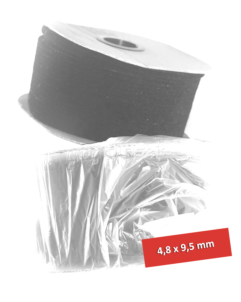 Rotolo spazzolino mm 4,8 x 9,5 - Metri 300