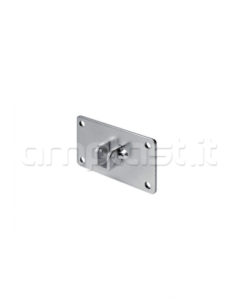Piastra per supporto a parete cm 9 x 5,5 per motore