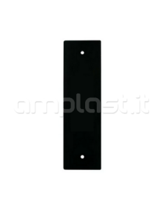Placca cieca in alluminio copri cassetta avvolgitore