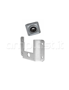 Supporto a parete da avvitare con cuscinetto quadro