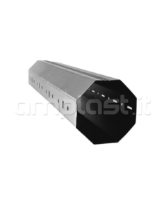 Rullo ottagonale in ferro zincato diametro 60 mm per tapparelle - Tipo Pesante