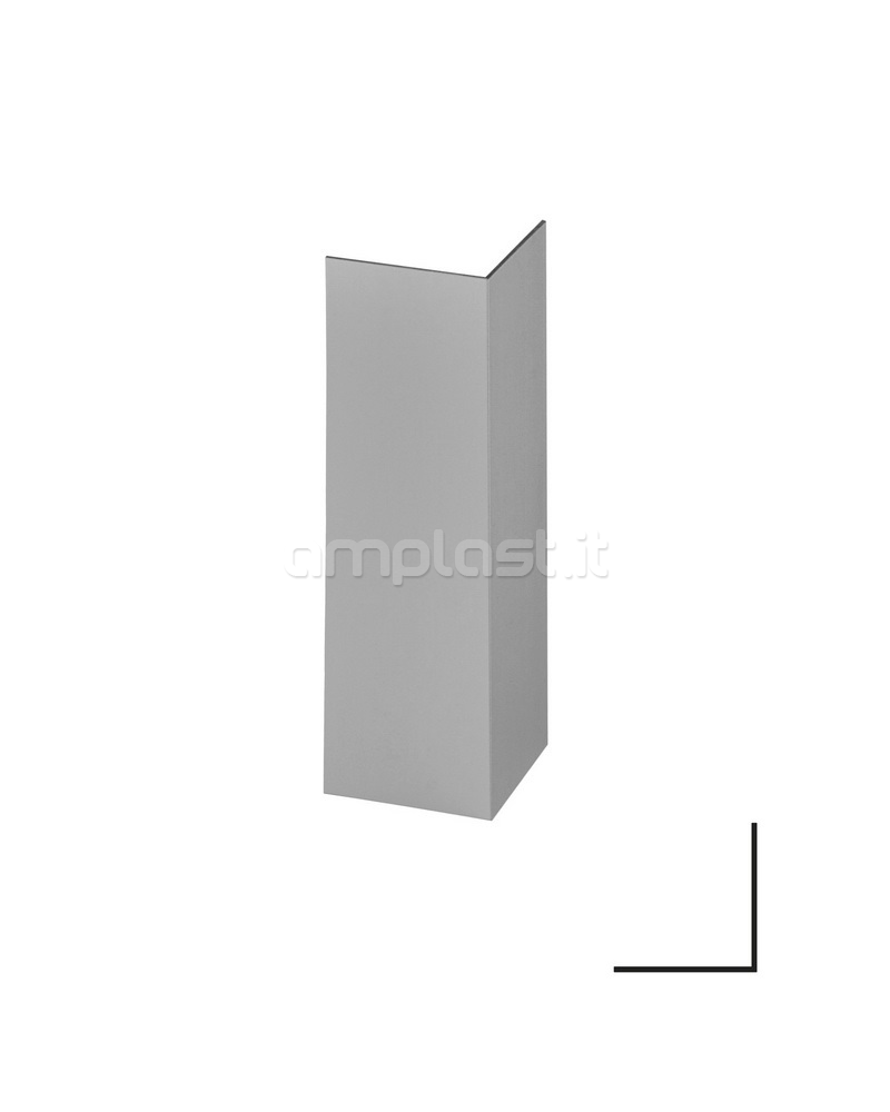 Angolare in alluminio verniciato 30 x 30 mm