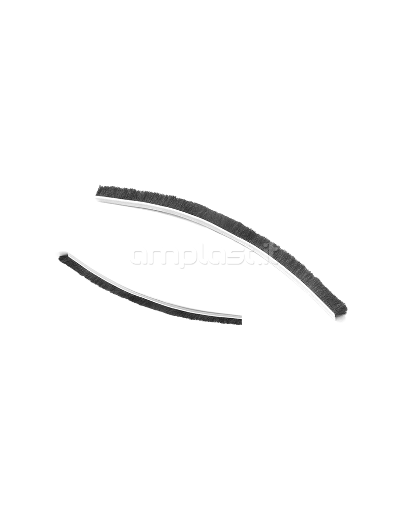 Spazzolino mm 4,8 x 9,5 per guida zanzariera - Confezione da 6 metri