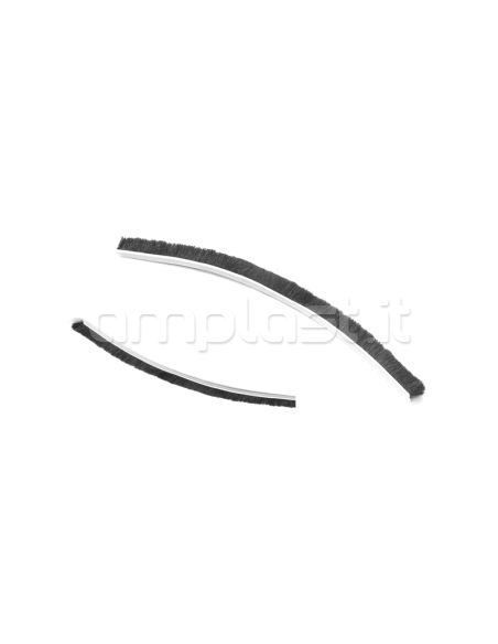 Spazzolino mm 4,8 x 9,5 per guida zanzariera - Confezione da 6 metri
