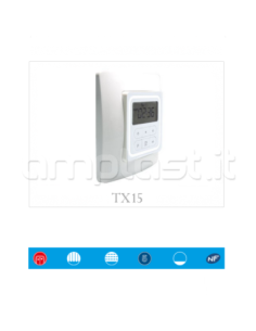 Trasmettitore - Timer Came modello Vivaldi TX15 wireless per motori tapparelle