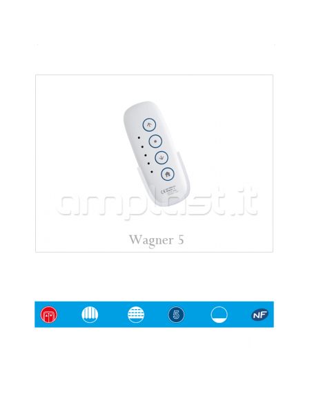 Trasmettitore radio Came modello Wagner 5 canale per motori tapparelle
