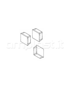 Tappo per cassonetto veneziane mm 25 e 15 - Confezione da 10 pezzi