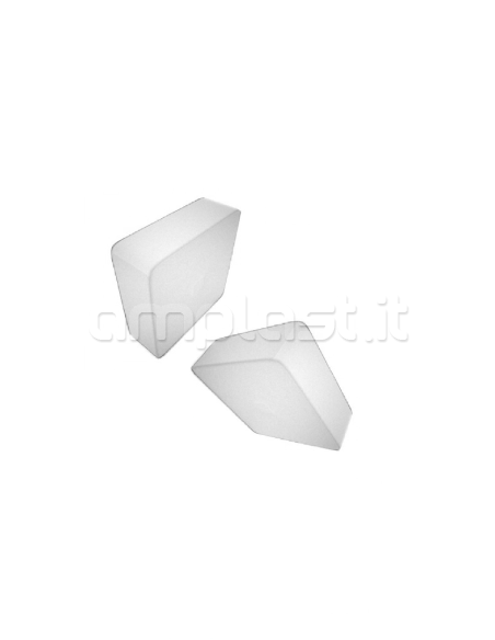 Tappo per cassonetto veneziana 50 mm - Confezione da 10 pezzi