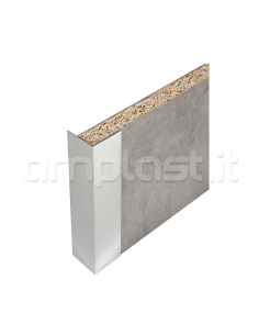 Angolare in alluminio verniciato 20 x 20 mm 2