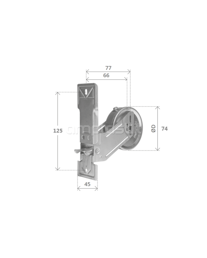 Avvolgitore Mini metri 4 con interasse cm 12,5