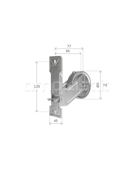 Avvolgitore Mini metri 4 con interasse cm 12,5