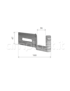 Bandierina con cuscinetto quadro sfilabile 2