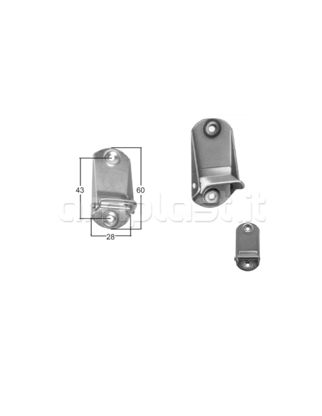 Bloccacintino compact per avvolgitori a cassonetto